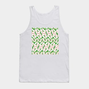 Hoya lobbii (wax plant or porcelain flower) in Gouache Tank Top